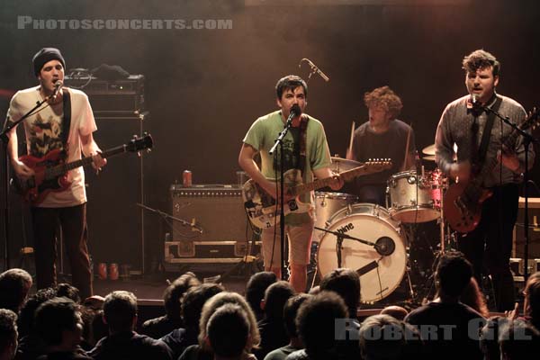 FIDLAR - 2013-02-19 - PARIS - Point Ephemere - Zac Carper - Brandon Schwartzel - Max Kuehn - Elvis Kuehn